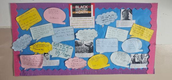 Year 5 Black History Month display
